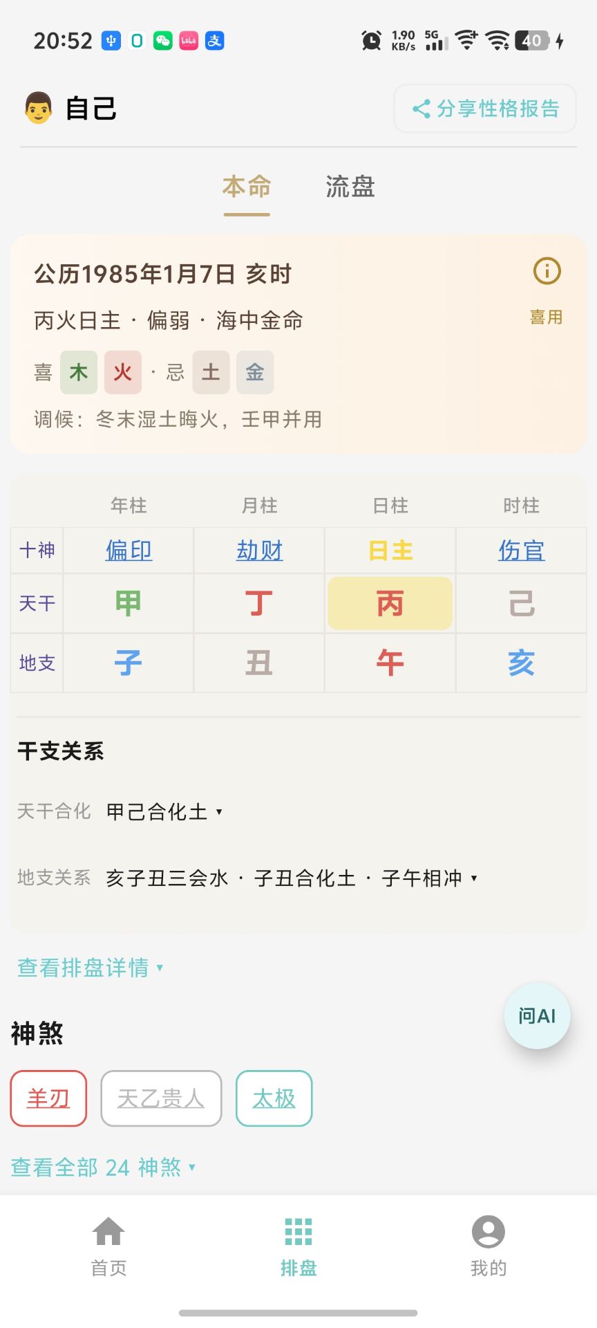 排盘